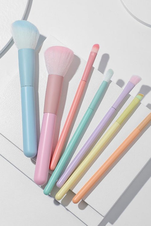 Colorful Macaron Makeup Brush Set*7pcs