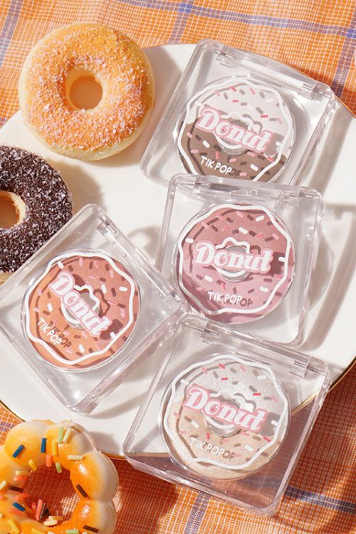 Cute Donut Colorblock Blush